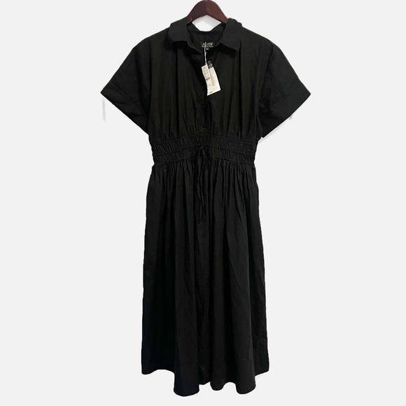 J Crew Elena shirtdress in cotton poplin **POCKETS** - Picture 5 of 7